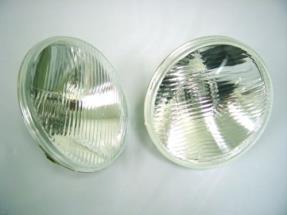 7" Halogen Headlights H4 Bulb King Bee Replacements